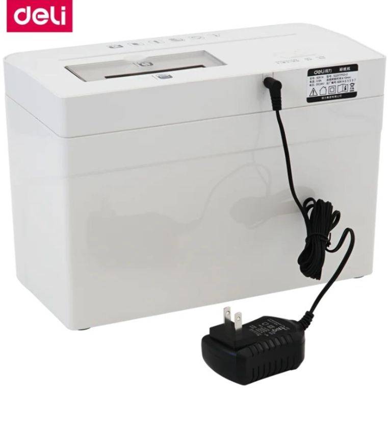 Destructeur de documents DELI 9932 – Capacité 10L, Sécurité et Efficacité pour Bureau et Maison